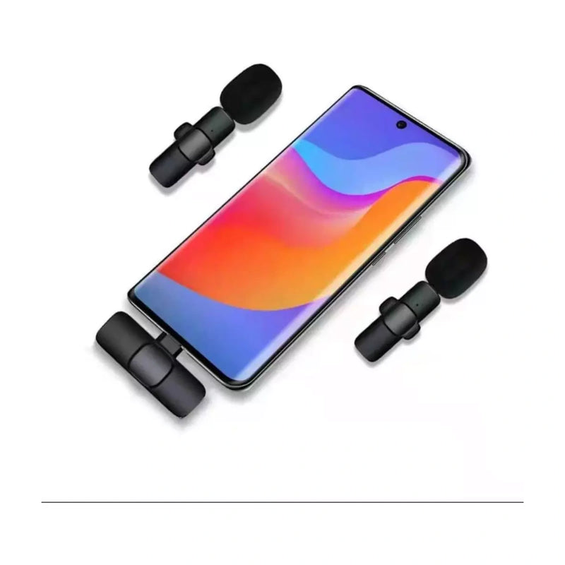 Microfone de Lapela Sem Fio K9 Celular Iphone e Android