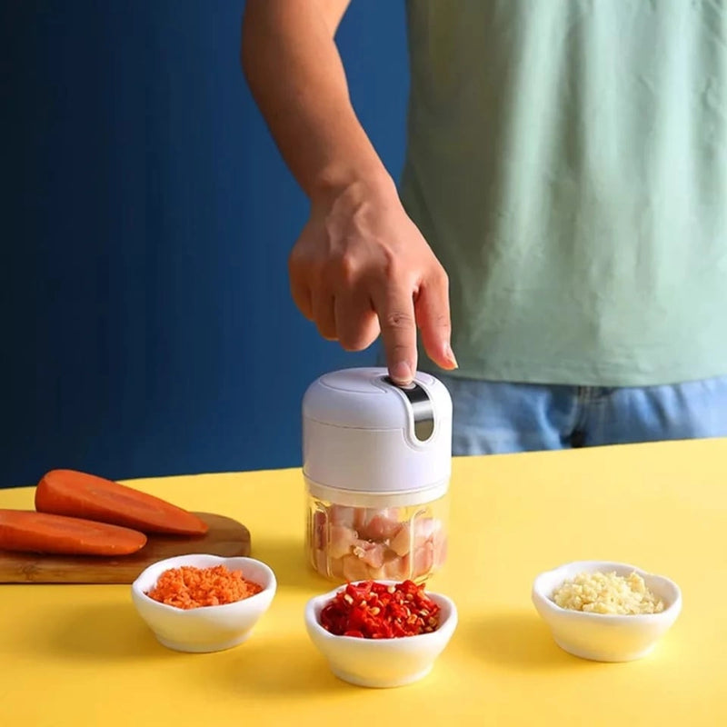 Mini Processador de Alimentos Elétrico Triturador