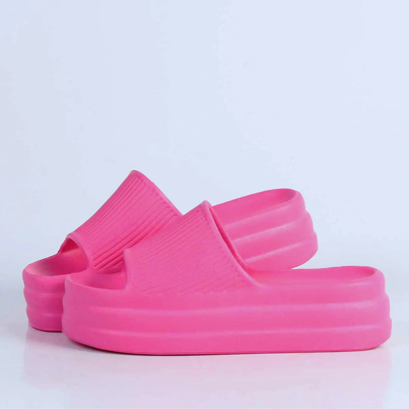 Chinelo Feminino Slide Nuvem Plataforma