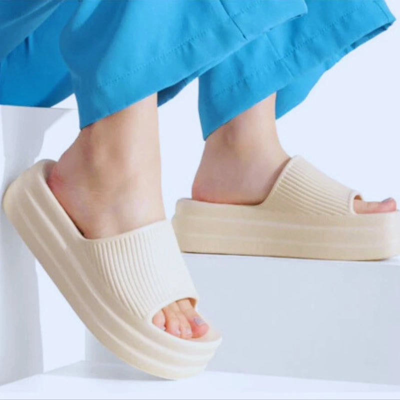 Chinelo Feminino Slide Nuvem Plataforma