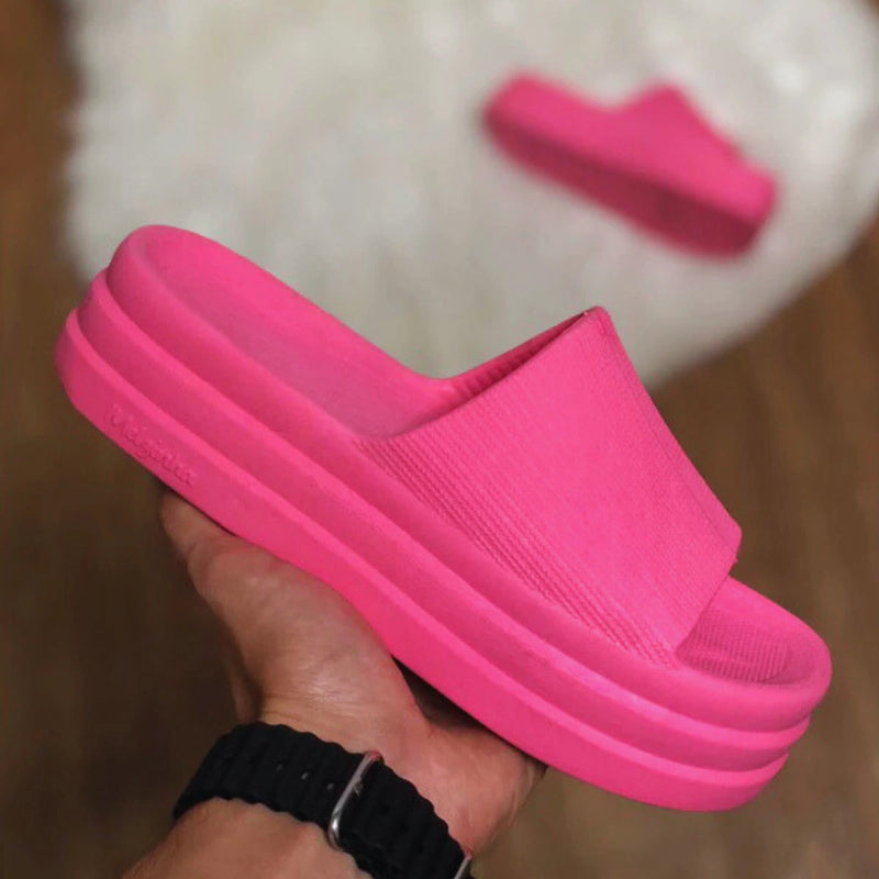Chinelo Feminino Slide Nuvem Plataforma