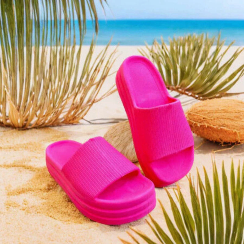 Chinelo Feminino Slide Nuvem Plataforma