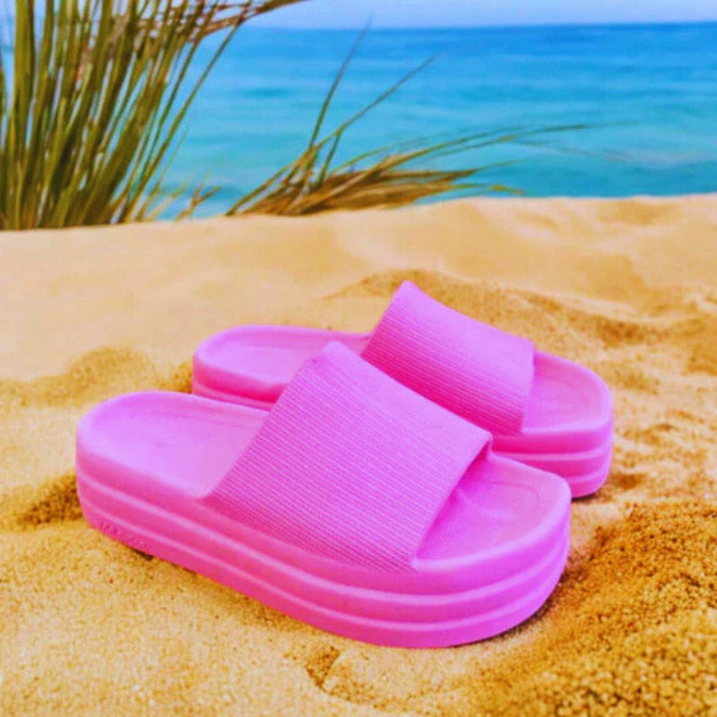 Chinelo Feminino Slide Nuvem Plataforma
