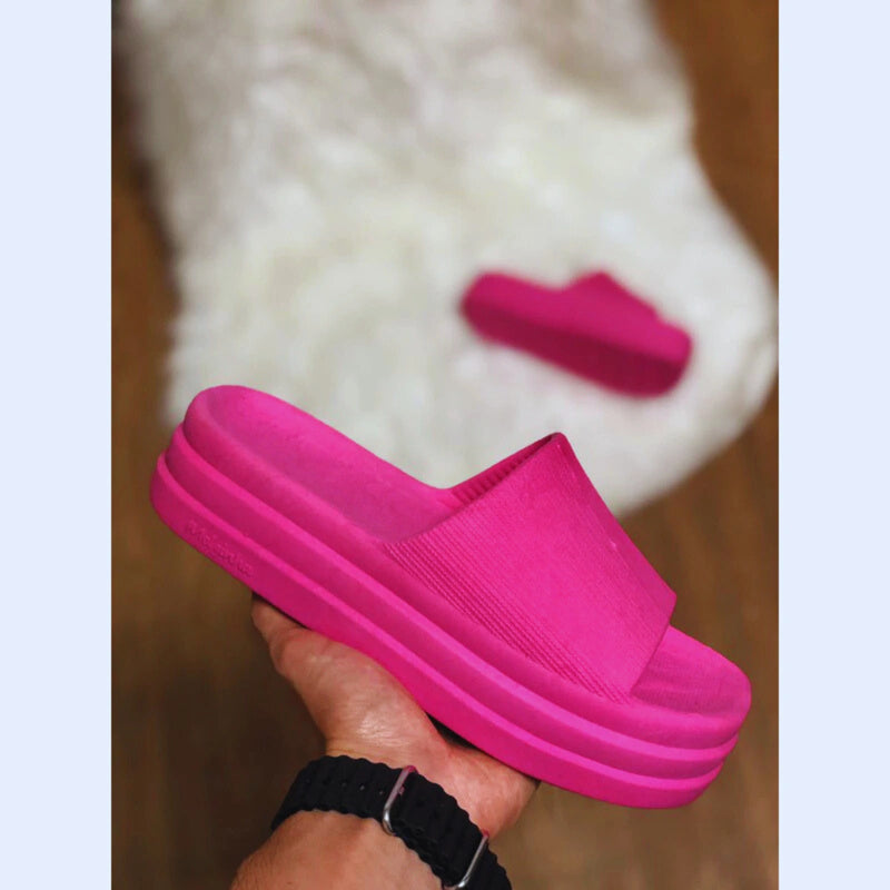 Chinelo Feminino Slide Nuvem Plataforma