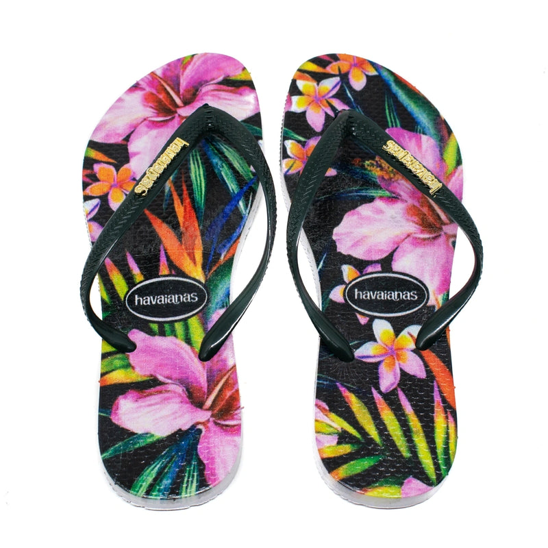 Kit 2 Chinelos Feminino Havaianas Flores