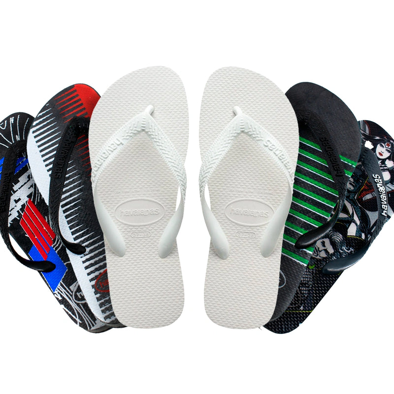 Kit 2 Chinelos Masculino Havaianas Branco + Sortido